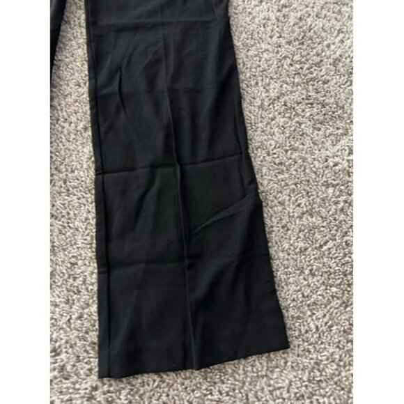 BCX Pants Juniors' Size 15 Black Bootcut Trouser Pants Work Wear Casual Faux - Picture 2 of 13